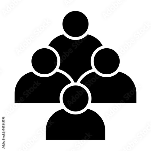   Participation glyph icon