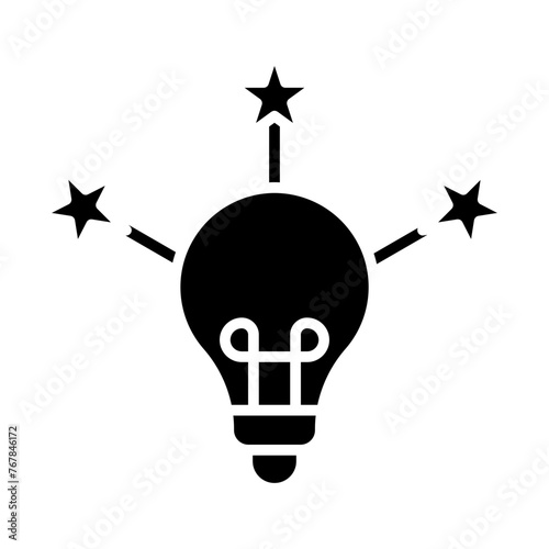 Illuminated Path glyph icon