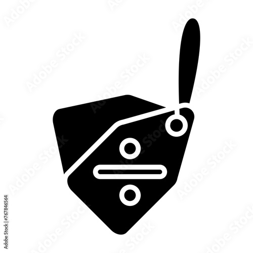 tag glyph icon
