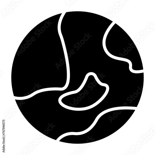 globe glyph icon