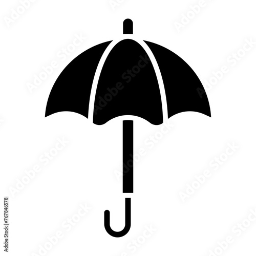 umbrella glyph icon