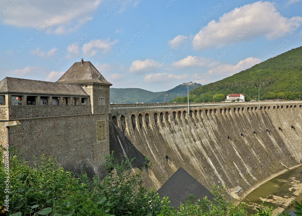 Dam Wall of Lake Eder