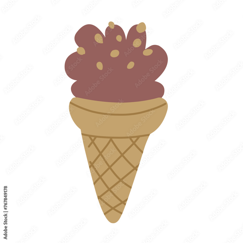 Set of tasty ice creams Set of tasty ice creams
