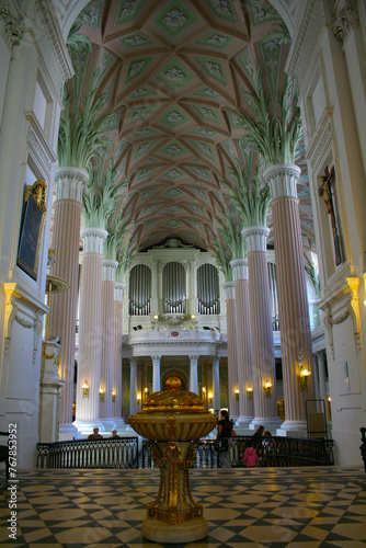 August 14, 2006, Leipzig, Germany - Interior of the Evangelical Church Nikolaikirche... photo