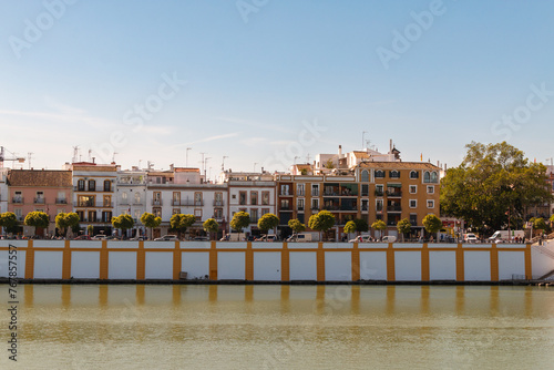 The Triana district in Seville - view from across the Guadalquivir river