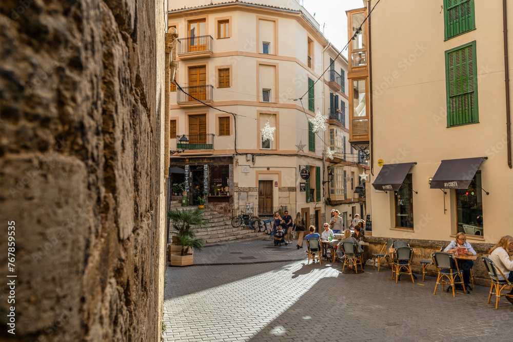 Obraz premium charming Spanish streets on a sunny day