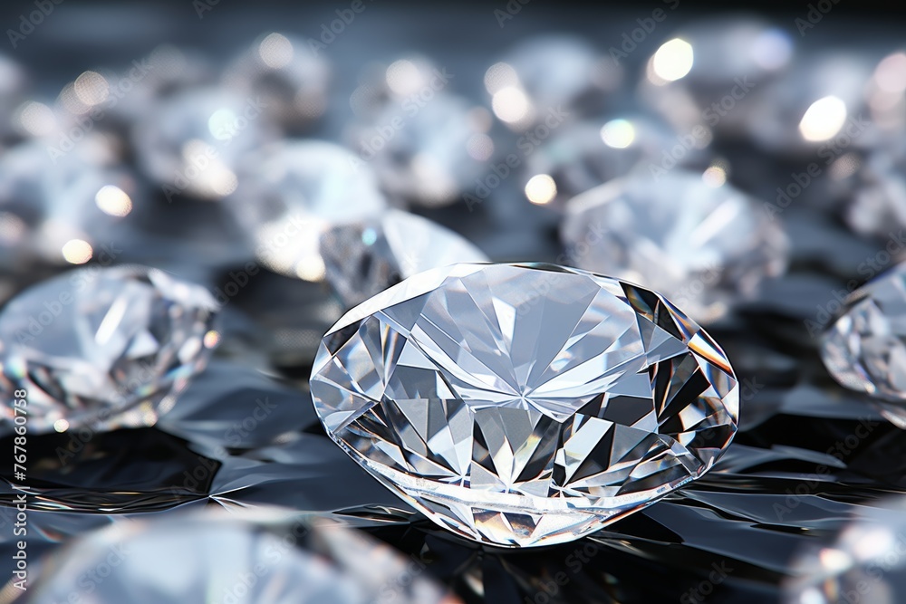Elegant background showcasing large, exquisite diamond stones symbolizing luxury and fine jewelry Elegant background showcasing large, exquisite diamond stones symbolizing luxury and fine jewelry