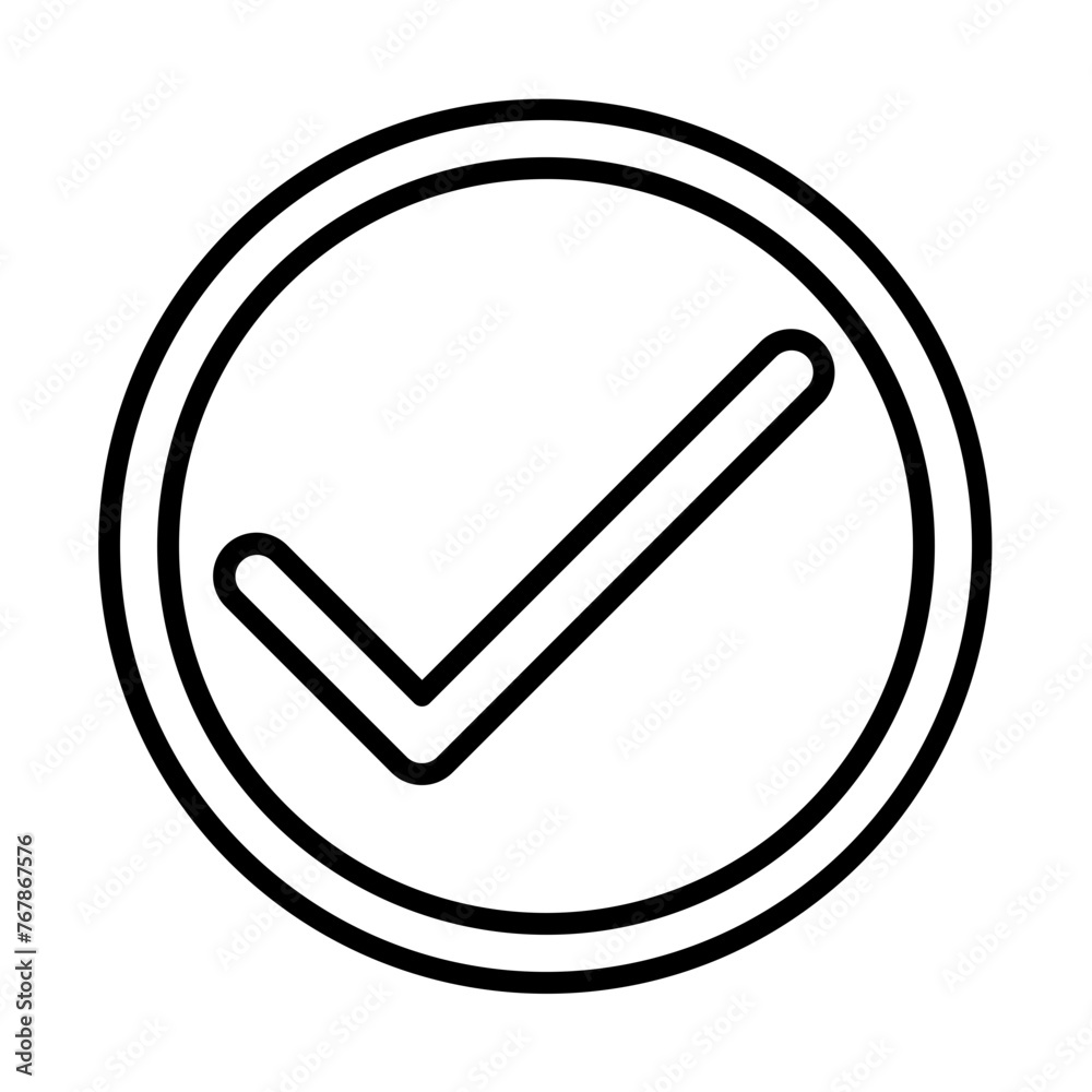 Check icon line icon Check icon line icon