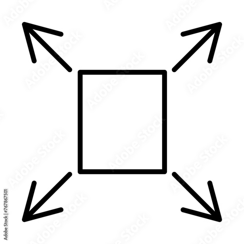 Full Screen line icon