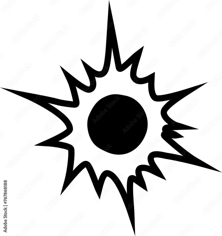 Sun drawing icon. Hand drawn set Sun drawing icon. Hand drawn set