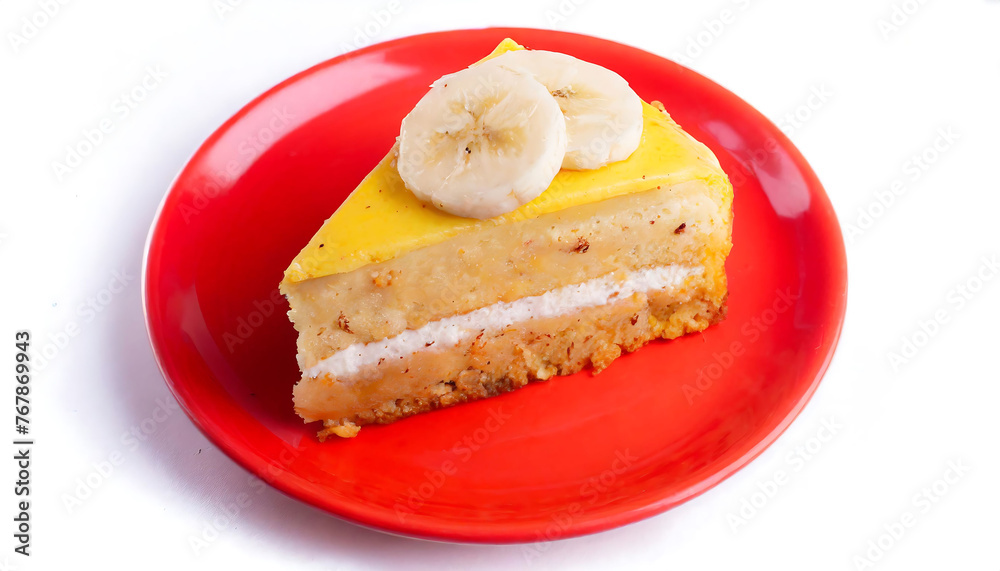Delicious Banana Cake Slice, Tempting Desserts and Culinary Delights Delicious Banana Cake Slice, Tempting Desserts and Culinary Delights
