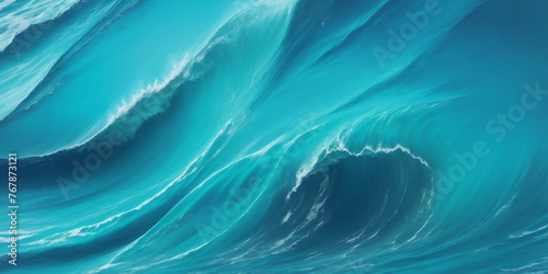 Abstract sea water wave ocean background.