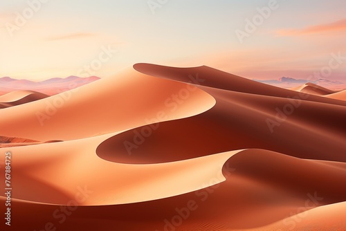 Empty quarter desert dunes.