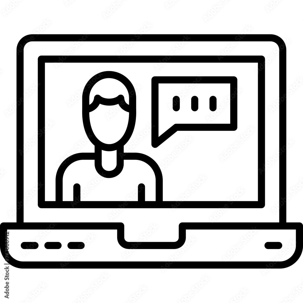Online Interview Icon