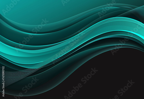 Animated background video with turquoise spiral wave pattern