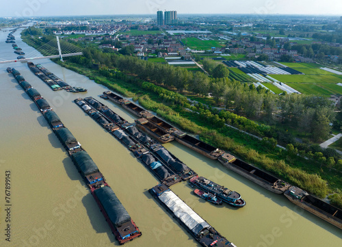 Canvas Print World Cultural Heritage - the Grand Canal of China