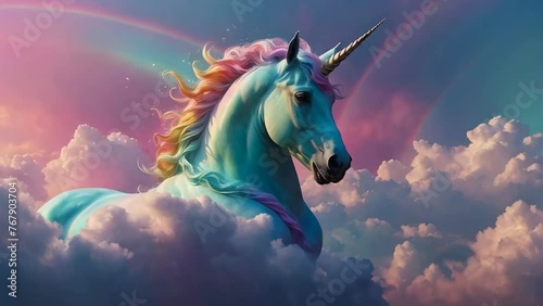beautiful fantasy unicorn photo