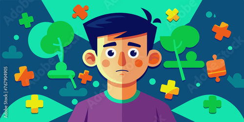 Young puzzled, doubtful, confused man thinking, trying to find solution, worried expression on his face, concept - Sorry, don't know how it happened. Copy space.
