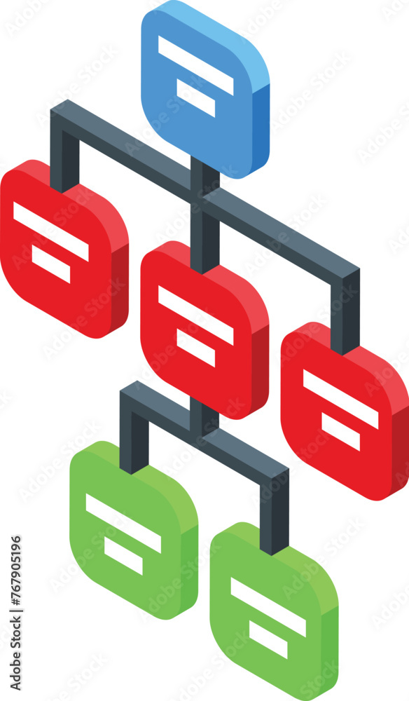Seo code scheme icon isometric vector. Software tablet. Electronic device