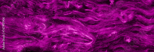 violet mineral wool with a visible texture