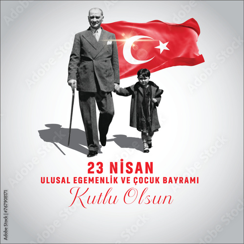 23 Nisan Ulusal Egemenlik ve Cocuk Bayrami.