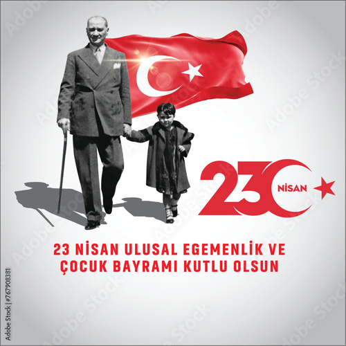23 Nisan Ulusal Egemenlik ve Cocuk Bayrami.