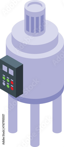 Soap fabrication icon isometric vector. Beauty industry production. Cosmetics manufacturing factory