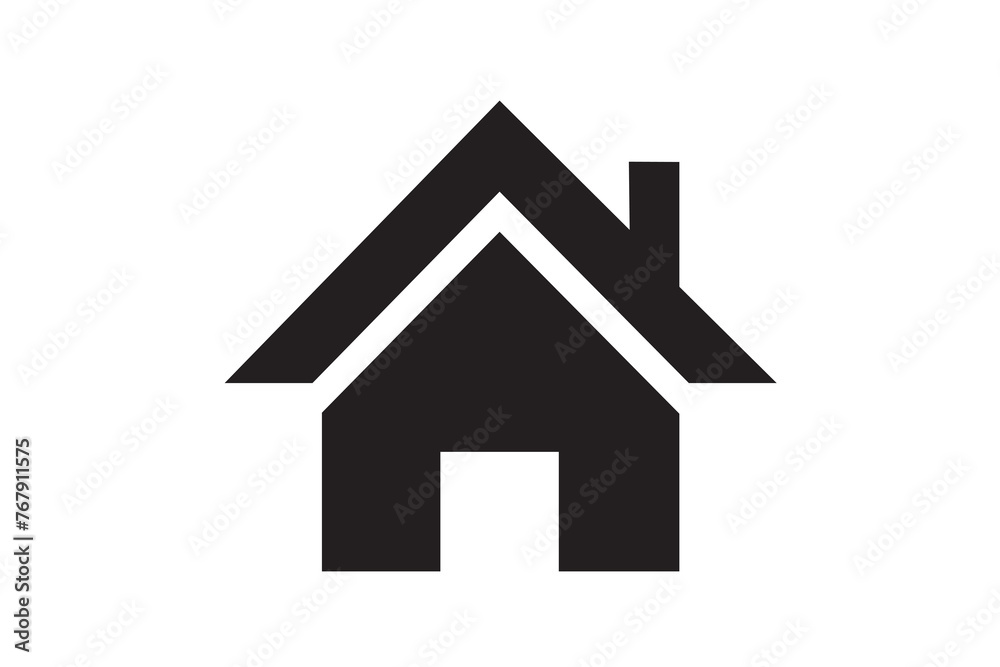 house icon on white background house icon on white background
