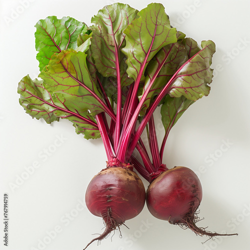 red radish isolated on whiteRed beetroot isolated on white background photo