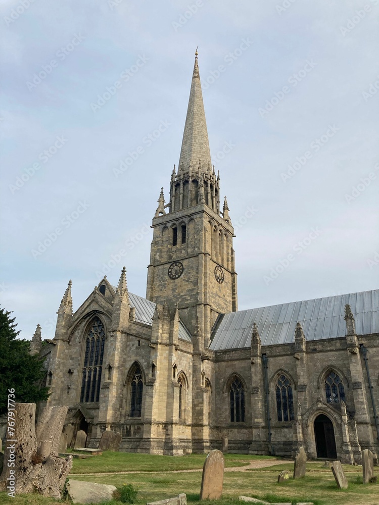 Historic St Patrick's Church in Patrington, England