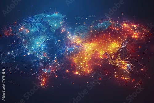world map Countries Connected world map #767918598