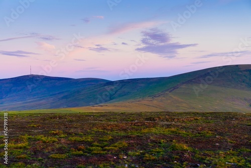 Sunset in The Wicklow Mountains Ireland