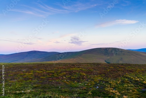Photography Sunset in The Wicklow Mountains Ireland