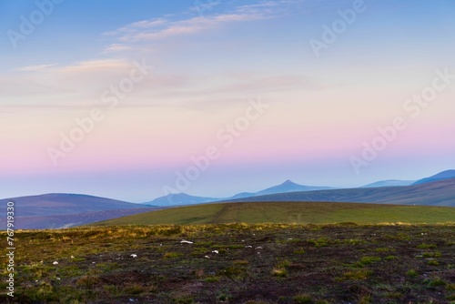 Photography Sunset in The Wicklow Mountains Ireland