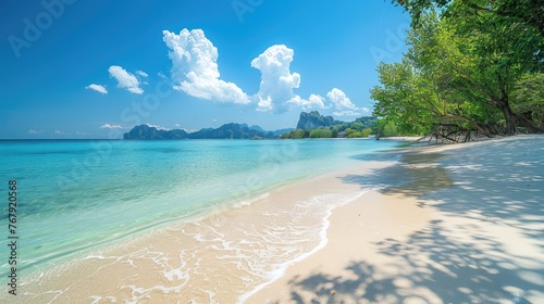 Tranquil Thailand Beach - Tropical Honeymoon Inspiration - Sunny Sea and Empty Sand for a Beautiful Getaway 