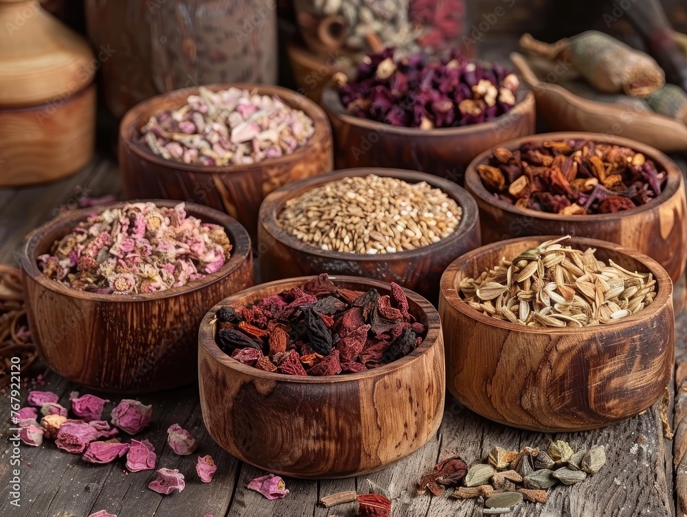 Chinese Herbal Medicine Tianma as a Nourishing Element in Traditional Chinese Herbal Medicine - Herbal Wisdom and Healthful Benefits - Warm Herbal Light - Authentic and Restorative