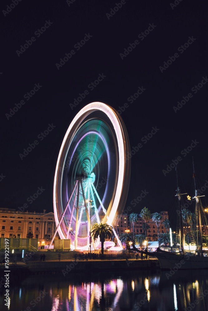 Ferris wheel in Barcelona