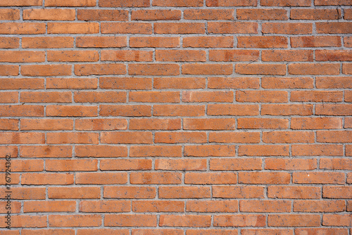 Cuadro en lienzo background with wall of red bricks, presence of saltpeter on the surface of the