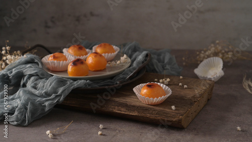 Portuguese egg chestnuts photo