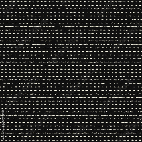 Monochrome Irregularly Dashed Stroke Pattern