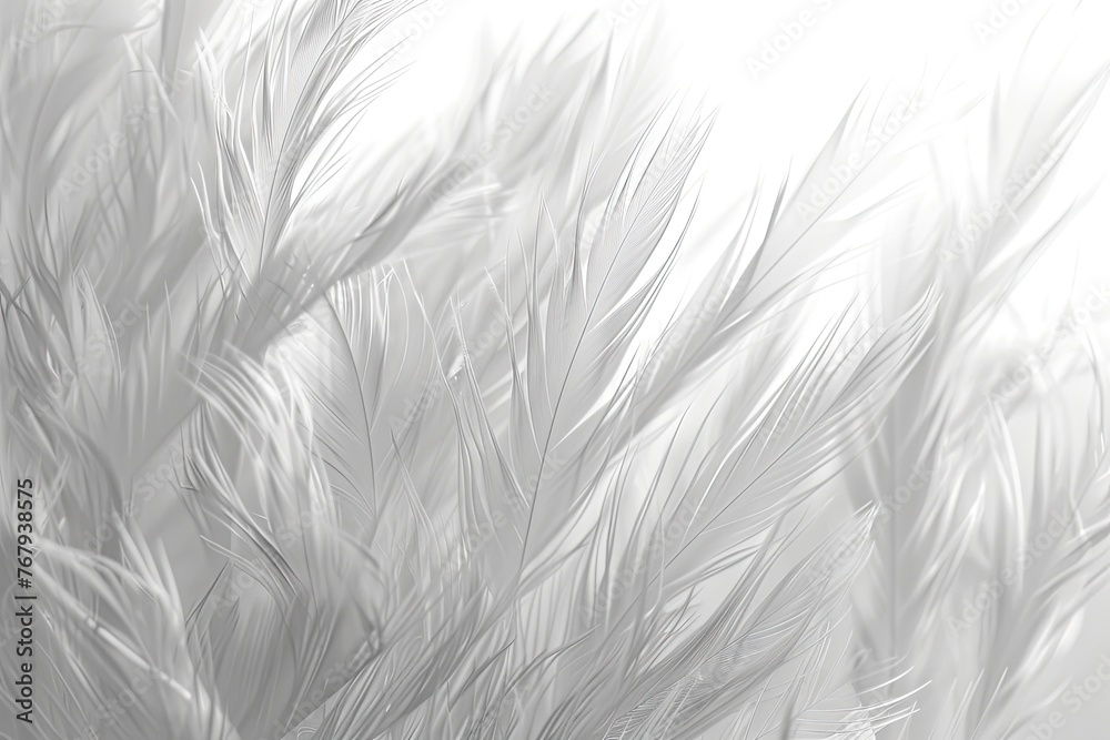 A background of soft feather-like textures in a monochromatic scheme A background of soft feather-like textures in a monochromatic scheme