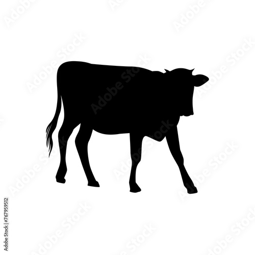 cow icon silhouette shape