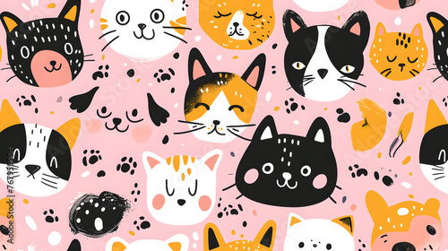 
Imagine
2d



Cartoon drawing pets background, bright colors funny cute cats  