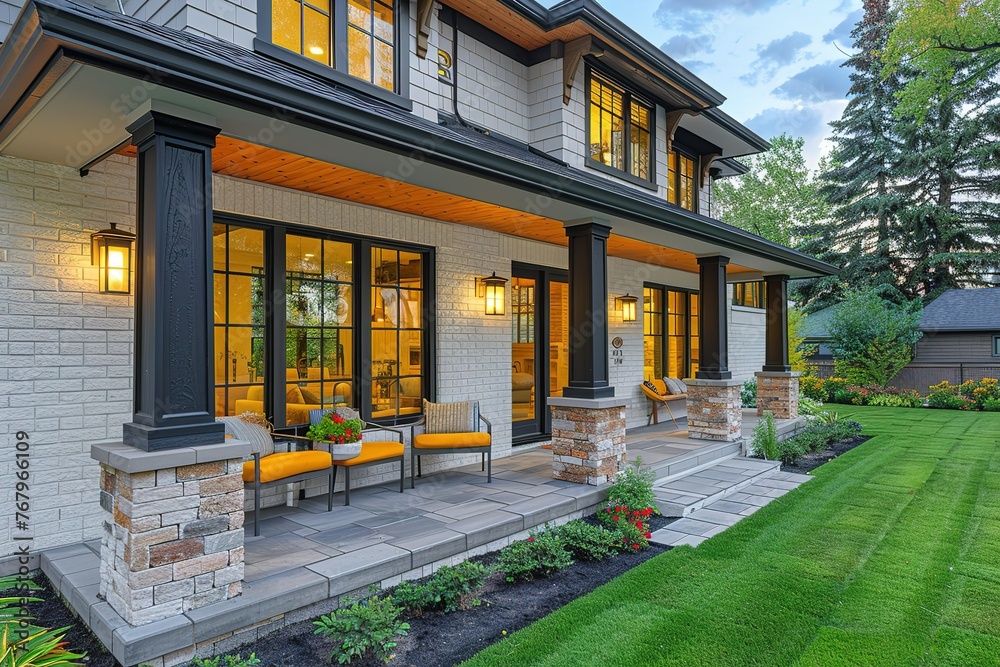 A beautiful, clean, and well-maintained home in Salt Lake City, a close-up of a house with a lawn