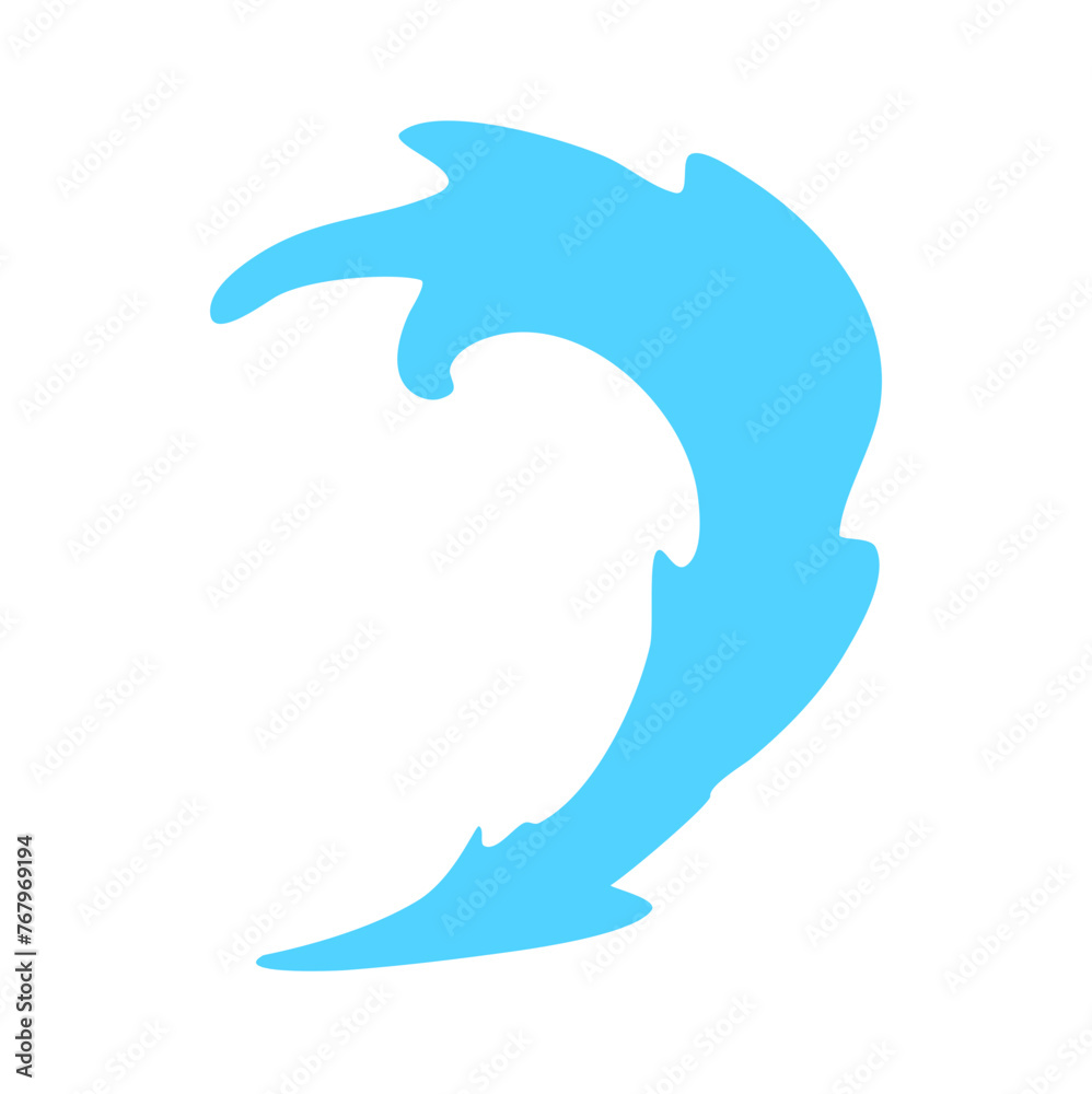 Fototapeta premium Water Jet Illustration 