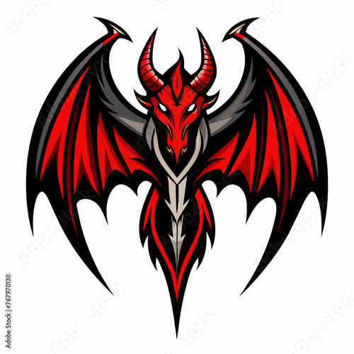 Dragon colorfully tattoo design 