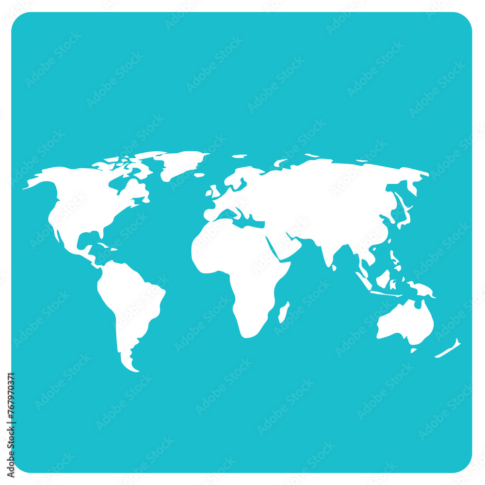 World map vector illustration isolated on white background. classic modern diseign World map vector illustration isolated on white background. classic modern diseign