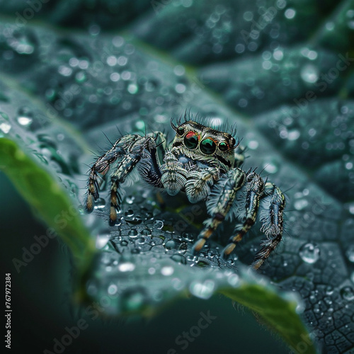 spider on a leaf