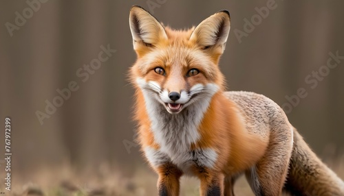 A Fox With A Sly Grin On Its Face © Junaid