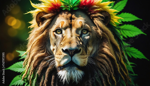 Reggae Lion Promoting Cannabis Legalization